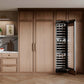 ZLINE 18 in. 9.0 cu. ft. Triple Zone 68 Bottle Panel Ready Right Hinge Column Wine Cooler (RBCWVR-18)