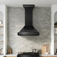 ZLINE 36 in. Wall-Mount Range Hood Helix Handle (Set of 1) in Black Stainless Steel (RHHZ-K-BS-36)