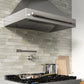 ZLINE 36 in. Wall-Mount Range Hood Helix Handle (Set of 1) in Stainless Steel (RHHZ-K-ST-36)