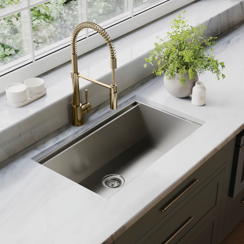 ZLINE Sierra Kitchen Faucet (SRA-KF) Champagne Bronze