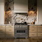ZLINE 36 in. 5.2 cu. ft. Classic Dual Fuel Range with 6 Burner DuoPro™ Cooktop and Electric Convection Oven in Stainless Steel (PCDR36)