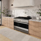 ZLINE 48 in. 6.7 cu. ft. Marino Gas Range with 8 Burner DuoPro™ Cooktop and Dual Ovens in Stainless Steel (PMGR48)