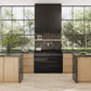 ZLINE 48 in. 6.7 cu. ft. Marino Gas Range with 8 Burner DuoPro™ Cooktop and Dual Ovens in Black Stainless Steel (PMGRB-48)