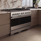ZLINE 48 in. 6.7 cu. ft. Marino Dual Fuel Range with 8 Burner DuoPro™ Cooktop and Dual Ovens in Satin Stainless Steel (PMDRS-48)