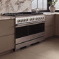 ZLINE 48 in. 6.7 cu. ft. Marino Gas Range with 8 Burner DuoPro™ Cooktop and Dual Ovens in Satin Stainless Steel (PMGRS-48)