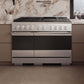 ZLINE 48 in. 6.7 cu. ft. Marino Gas Range with 8 Burner DuoPro™ Cooktop and Dual Ovens in Satin Stainless Steel (PMGRS-48)