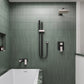 ZLINE Autograph Edition Bliss Waterfall Shower System in Matte Black and Brushed Nickel (BLS-SHS-ZMBBN)