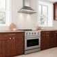 ZLINE 30 in. Convertible Vent Wall Mount Range Hood in Stainless Steel Handle, Open Box-Great Condition