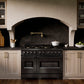 ZLINE 48 in. 6.7 cu. ft. Classic Dual Fuel Range with 8 Burner DuoPro™ Cooktop and Dual Ovens in Black Stainless Steel, Open Box-Great Condition