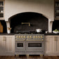ZLINE Autograph Edition 48 in. 6.7 cu. ft. Classic Dual Fuel Range with 8 Burner DuoPro™ Cooktop and Dual Ovens in Stainless Steel and Champagne Bronze Accents, Open Box-Great Condition