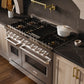 ZLINE 48 in. 6.7 cu. ft. Classic Dual Fuel Range with 8 Burner DuoPro™ Cooktop and Dual Ovens in Satin Stainless Steel (PCDRS-48)