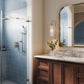 ZLINE Autograph Edition Bliss Widespread Bath Faucet in Brushed Nickel and Champagne Bronze (BLS-BF-ZBNCB)