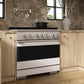 ZLINE 36 in. 5.2 cu. ft. Marino Gas Range with 6 Burner DuoPro™ Cooktop and Convection Gas Oven with White Matte Door (PMGR-WM-36)