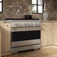 ZLINE 36 in. 5.2 cu. ft. Marino Gas Range with 6 Burner DuoPro™ Cooktop and Convection Gas Oven in Satin Stainless Steel (PMGRS-36)