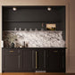 ZLINE Autograph Edition 15 in. Touchstone Nugget Ice Maker with Drain Pump and Panel-Ready Door with Champagne Bronze Handle (INGDPZ-15-CB)
