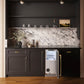 ZLINE Autograph Edition 15 in. Touchstone Nugget Ice Maker with Drain Pump and Panel-Ready Door with Polished Gold Handle (INGDPZ-15-G)