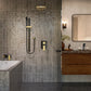 ZLINE Autograph Edition Bliss Widespread Bath Faucet in Matte Black and Champagne Bronze (BLS-BF-ZMBCB)