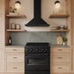 ZLINE Convertible Vent Wall Mount Range Hood in Black Stainless Steel (BSKBN)