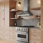 ZLINE 30 in. Convertible Vent Wall Mount Range Hood in Stainless Steel, Handle Open Box-Good Condition