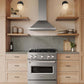 ZLINE 30 in. Convertible Vent Wall Mount Range Hood in Stainless Steel, Handle Open Box-Good Condition