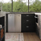 ZLINE 24 in. Monument Series 3rd Rack Dishwasher with Auto Door Open Drying, 44dBa, Stainless Steel Panel (DWMT-304-24)