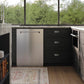 ZLINE 24 in. Tallac Series 3rd Rack Dishwasher with Auto Door Open Drying, 51dBa, Stainless Steel Panel (DWV-304-24)