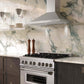 ZLINE 36 in. Convertible Vent Outdoor Approved Wall Mount Range Hood in Stainless Steel, Handle Open Box-Good Condition
