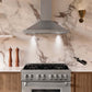 ZLINE 36 in. Convertible Vent Outdoor Approved Wall Mount Range Hood in Stainless Steel, Handle Open Box-Good Condition