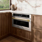 ZLINE Autograph Edition 30 in. 1.6 cu. ft. Built-in Convection Microwave Oven in Stainless Steel and Champagne Bronze Accents (MWOZ-30-CB)