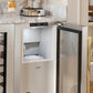 ZLINE Autograph Edition 15 in. Touchstone Nugget Ice Maker with Drain Pump and Solid Stainless Steel Door with Polished Gold Handle (INGDZ-ST-15-G)
