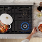 ZLINE 30 in. 4.2 cu. ft. Marino Dual Fuel Range with Gas Cooktop and Electric Convection Oven in Stainless Steel with 4 Brass Burners (MDR-BR-30)