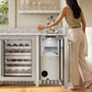 ZLINE 15 in. Touchstone Nugget Ice Maker with Drain Pump and Solid Stainless Steel Door (INGD-ST-15)