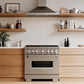 ZLINE 36 in. 5.2 cu. ft. Classic Gas Range with 6 Burner DuoPro™ Cooktop and Convection Gas Oven in Stainless Steel (PCGR36)