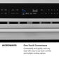 ZLINE 24 in. 1.2 cu. ft. Built-in Microwave Drawer with a Traditional Handle in Black Stainless Steel, Open Box-Good Condition