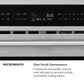 ZLINE 24 in. 1.2 cu. ft. Built-in Microwave Drawer with a Traditional Handle in Stainless Steel (MWD-1-H)