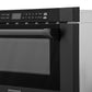 ZLINE 24 in. 1.2 cu. ft. Built-in Microwave Drawer with a Traditional Handle in Black Stainless Steel, Open Box-Excellent Condition