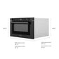 ZLINE 24 in. 1.2 cu. ft. Built-in Microwave Drawer with a Traditional Handle in Black Stainless Steel, Open Box-Excellent Condition