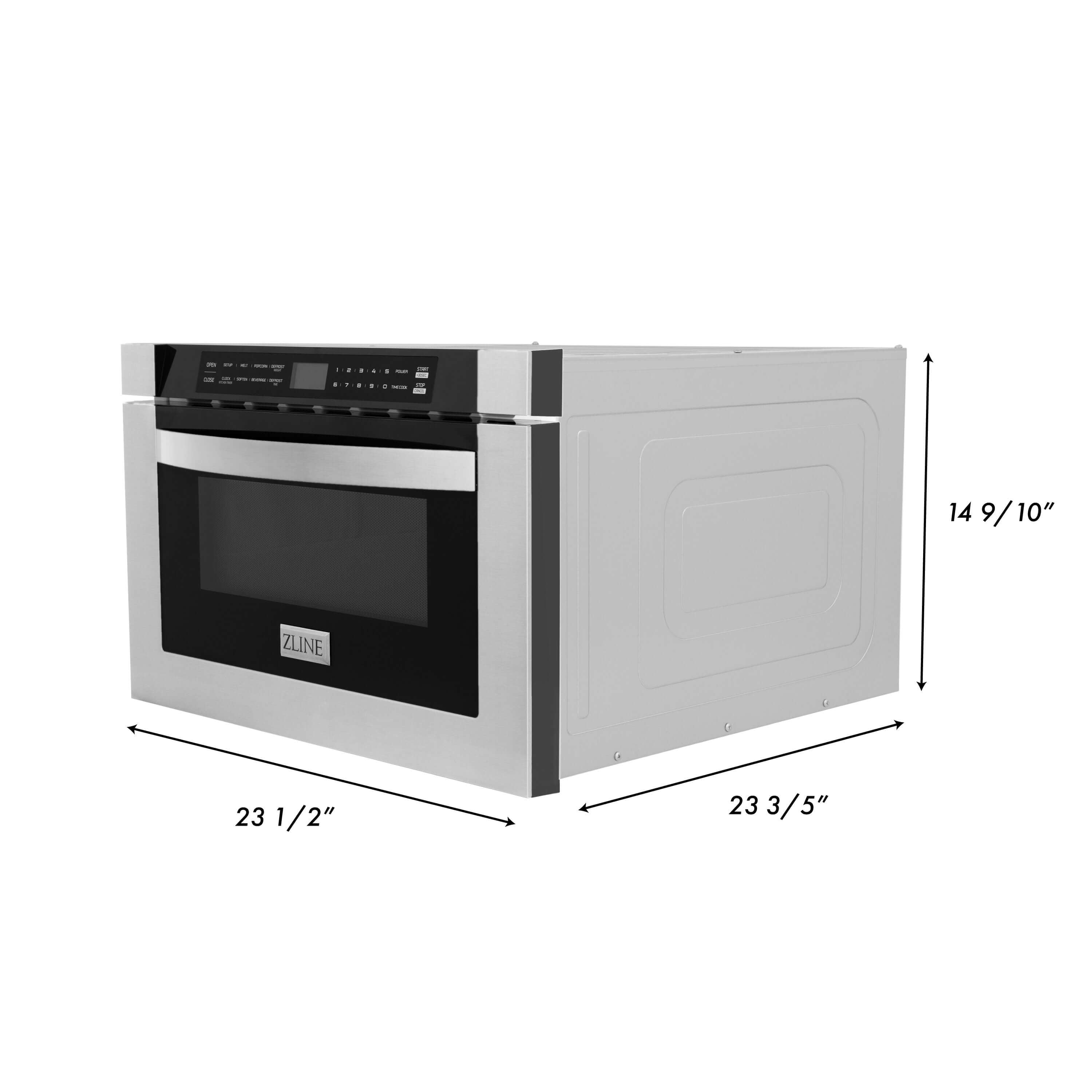ZLINE 24" Microwave Drawer dimensions.