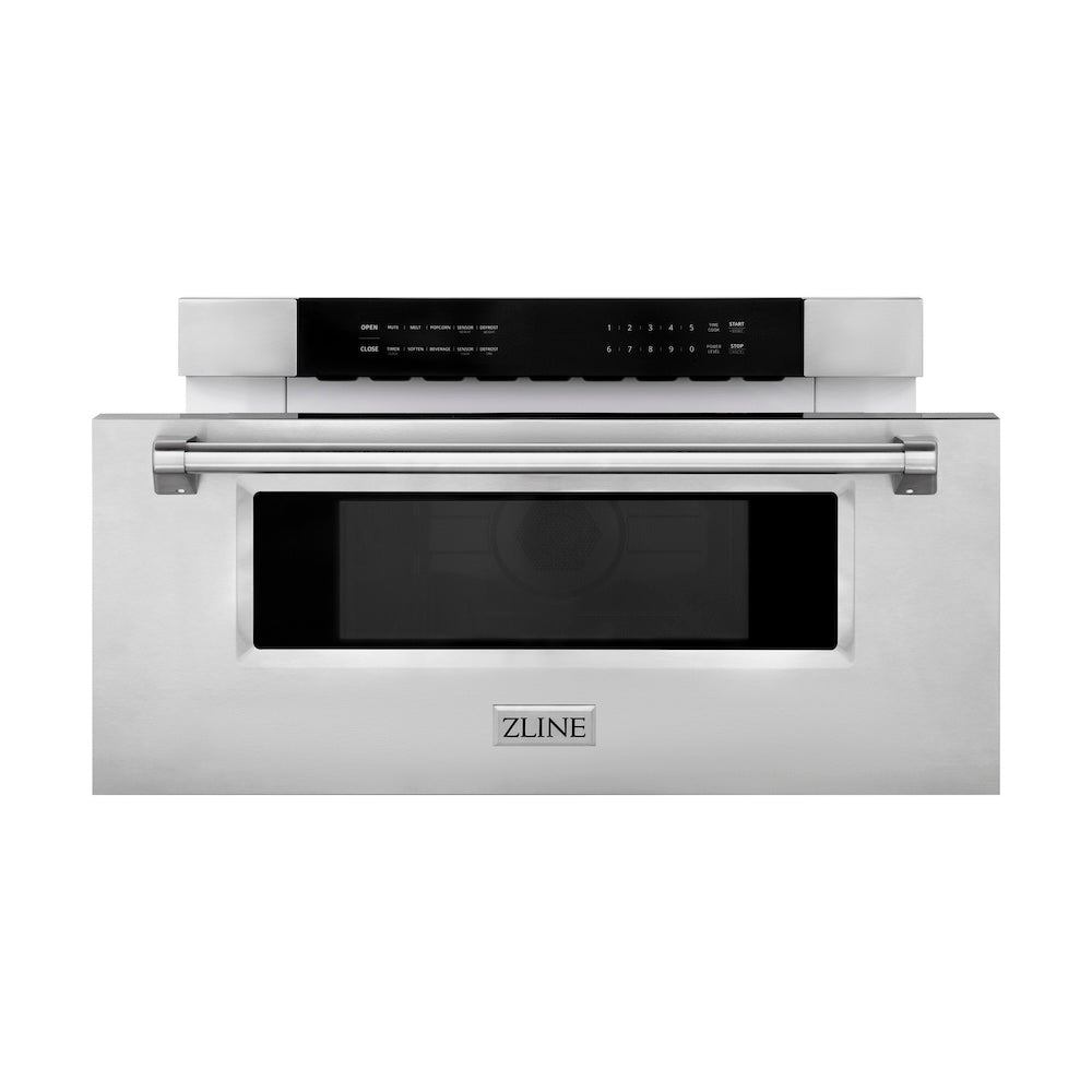 ZLINE 30 in .1.2 cu. ft. Built-In Microwave Drawer in Stainless Steel, Open Box-Good Condition