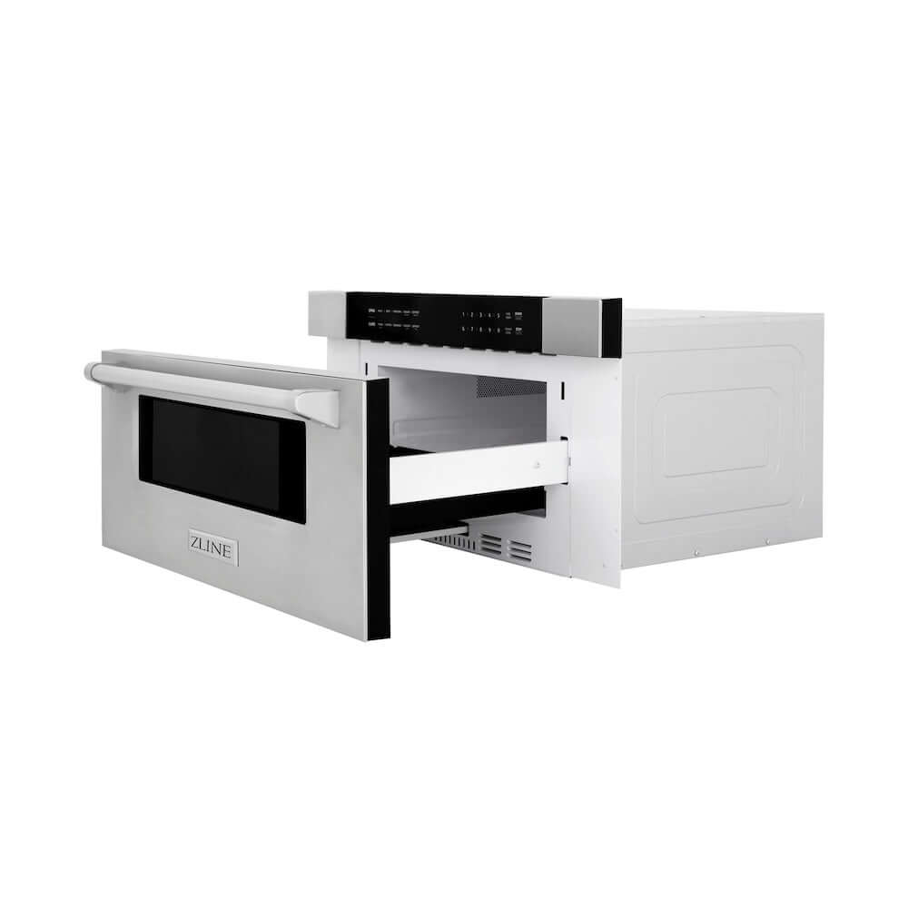 ZLINE 30 in .1.2 cu. ft. Built-In Microwave Drawer in Stainless Steel, Open Box-Excellent Condition