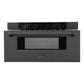 ZLINE 30 in. 1.2 cu. ft. Built-in Microwave Drawer in Black Stainless Steel (MWD-30-BS)