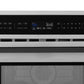 ZLINE Autograph Edition 30 in. 1.6 cu ft. Built-in Convection Microwave Oven in Stainless Steel with Matte Black Accents (MWOZ-30-MB) LCD display and timer