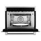 ZLINE 24 in. 1.6 cu ft. Built-in Convection Microwave Oven in Stainless Steel with Speed and Sensor Cooking, Open Box-Good Condition