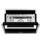 ZLINE 24 in. 1.6 cu ft. Built-in Convection Microwave Oven in Stainless Steel with Speed and Sensor Cooking, Open Box-Good Condition