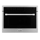 ZLINE 24 in. Black Stainless Steel Built-in Convection Microwave Oven with Speed and Sensor Cooking (MWO-24-BS)
