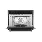 ZLINE 24 in. 1.6 cu ft. Built-in Convection Microwave Oven in Black Stainless Steel with Speed and Sensor Cooking, Open Box-Excellent Condition