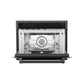 ZLINE 24 in. 1.6 cu ft. Built-in Convection Microwave Oven in Black Stainless Steel with Speed and Sensor Cooking, Open Box-Good Condition