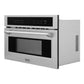 ZLINE 30 in. 1.6 cu ft. Built-in Convection Microwave Oven in Stainless Steel with Speed and Sensor Cooking, Open Box-Good Condition
