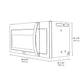 ZLINE 30 in. Kitchen Package with Stainless Steel Dual Fuel Range and Over The Range Microwave with Modern Handle (2KP-RAOTR30)
