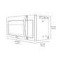 ZLINE 30 in. 1.5 cu. ft. Over-The-Range Convection Microwave Oven in Stainless Steel with Modern Handle and Sensor Cooking, Open Box-Great Condition